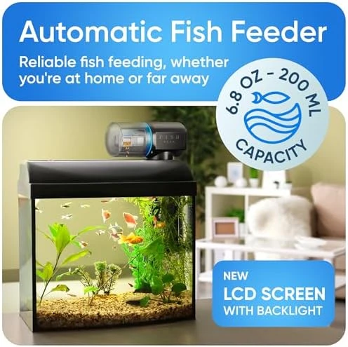 Automatic Fish Feeder for Aquarium — Automatic Pet Feeder, FISHNOSH