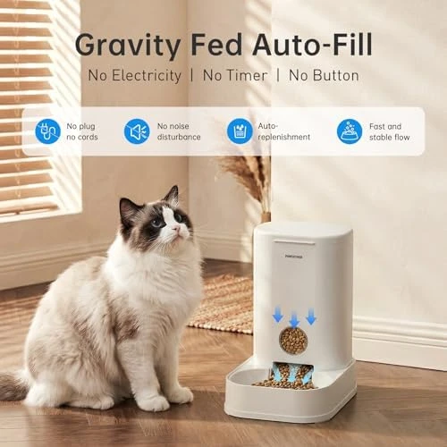 Gravity Cat Feeder, Dog Food Dispenser — Automatic Pet Feeder, PAWGETHER
