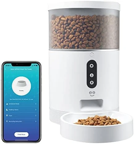 Smart Feeder, 4 Liter Automatic Pet Dog and Cat Feeder — Automatic Pet Feeder, Merkury Innovations