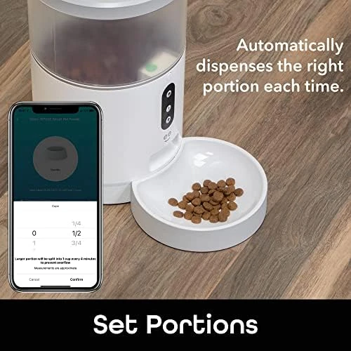 Smart Feeder, 4 Liter Automatic Pet Dog and Cat Feeder — Automatic Pet Feeder, Merkury Innovations