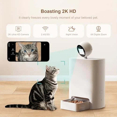 Smart Pet Feeder with Camera — Automatic Pet Feeder, Zoiydals