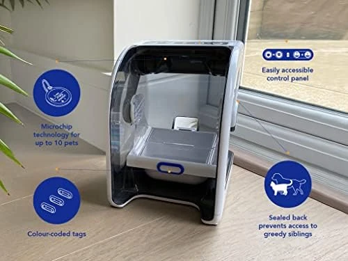 Smart Selective Microchip-Activated Automatic Pet Feeder — Automatic Pet Feeder, Closer Pets