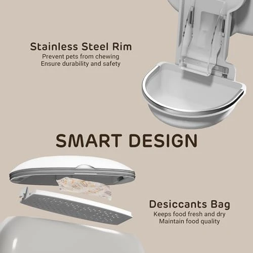 Smart WiFi Hanging Cage Feeder for Rabbits, Cats, Dogs & Hamsters — Automatic Pet Feeder, iPettie