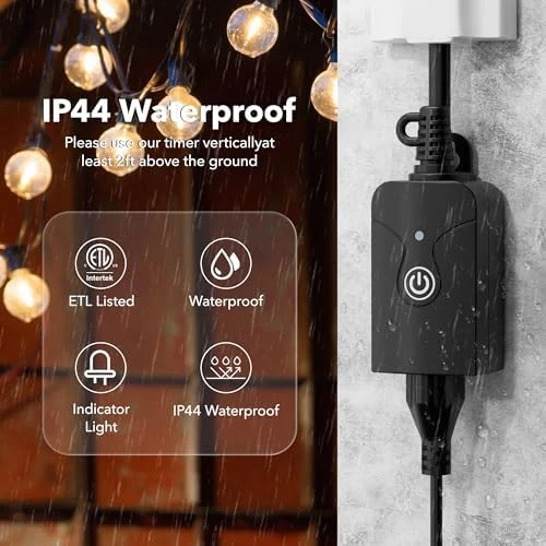 Outdoor Smart WiFi Plug — Smart Plug, HBN