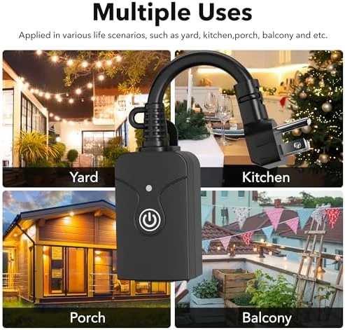 Outdoor Smart WiFi Plug — Smart Plug, HBN