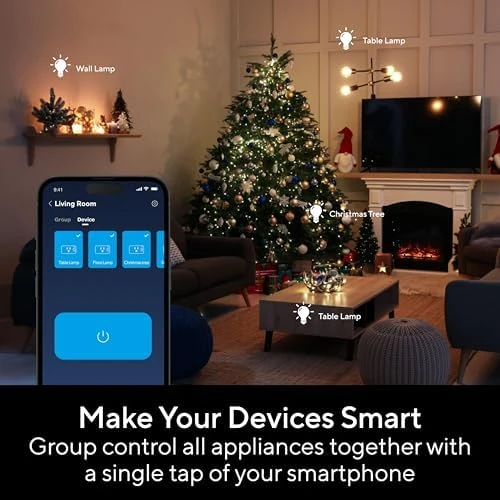 Smart Plug, Wi-Fi Mesh Outlet, 15A Ultra Efficient Smart Plug — Smart Plug, U-tec