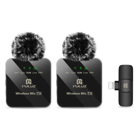 Wireless Lavalier Microphone, PULUZ
