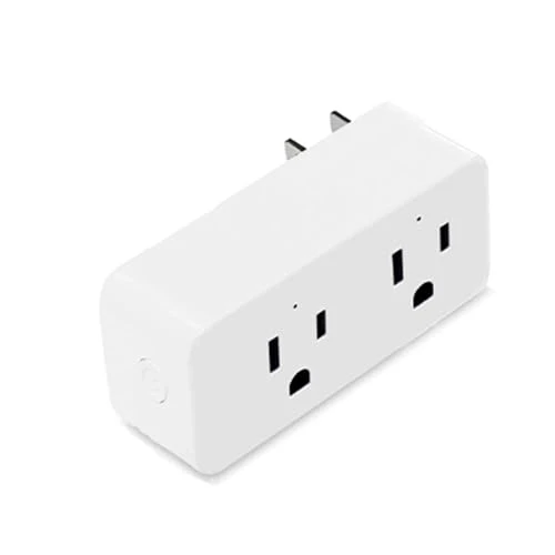 16A WiFi Dual Smart Outlet Plug with 2 Independent Control Sockets — Smart Plug, RODOT