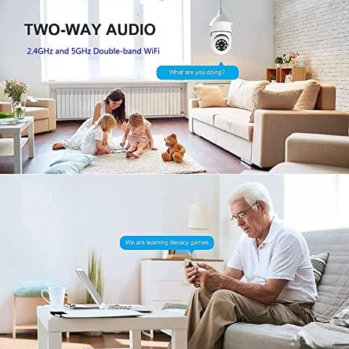 360 Degree Security Cameras Wireless Outdoor — Security Camera, KOWVOWZ