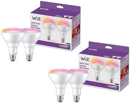 65W BR30 LED Smart Light Bulbs - 2 Pack — Smart Light Bulb, WiZ Connected