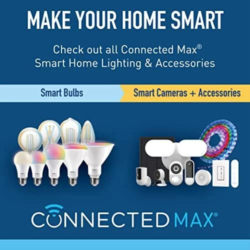 Connected Max Smart LED Bulb A19 60W Tunable White + Color Changing — Smart Light Bulb, Cree Lighting