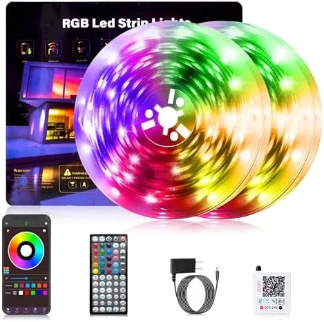 Led Lights for Bedroom, 200FT (2 Rolls of 100FT) — LED Strip Lights, NBBUFF