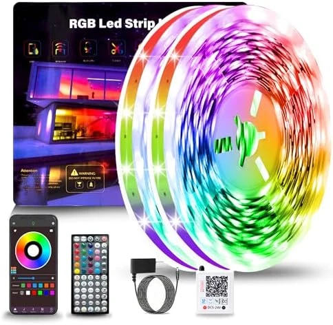 Led Lights for Bedroom, 200FT (2 Rolls of 100FT) — LED Strip Lights, NBBUFF