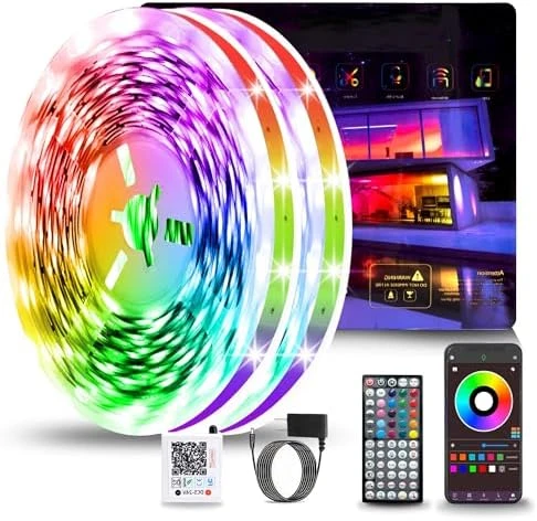 Led Lights for Bedroom, 200FT (2 Rolls of 100FT) — LED Strip Lights, NBBUFF