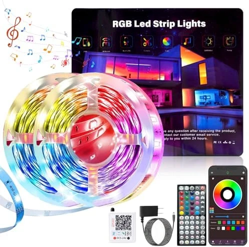 Led Lights for Bedroom, 200FT (2 Rolls of 100FT) — LED Strip Lights, NBBUFF