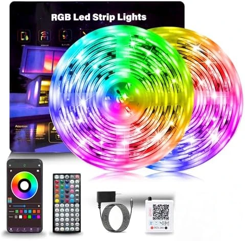 Led Lights for Bedroom, 200FT (2 Rolls of 100FT) — LED Strip Lights, NBBUFF