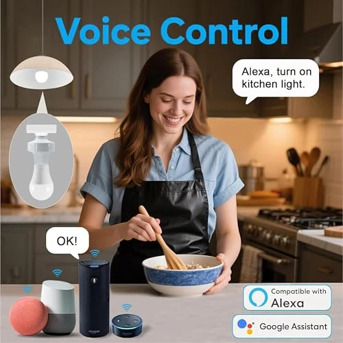 Light Socket Adapter — Smart Light Bulb, Orielis