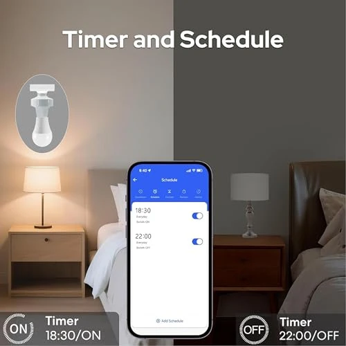 Light Socket Adapter — Smart Light Bulb, Orielis