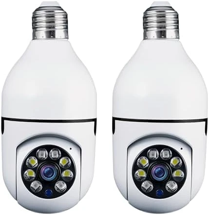 Security Camera, Two Way Talk 1080P HD Video WiFi Smart Camera, Indoor Outdoor Night Vision 360 Degree Motion Detection... — Security Camera, Sight Bulb