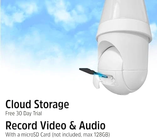 Smart 2K Light Bulb Security Camera — Security Camera, Energizer