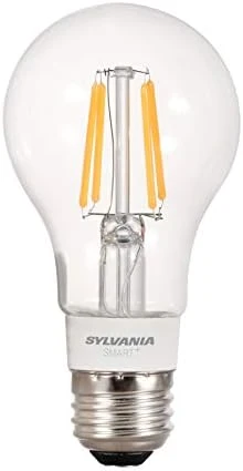 Smart+ Bluetooth Clear Filament Soft White A19 LED Bulb, Compatible with Alexa, Apple HomeKit and Google Assistant — Smart Light Bulb, Visit the LEDVANCE Store
