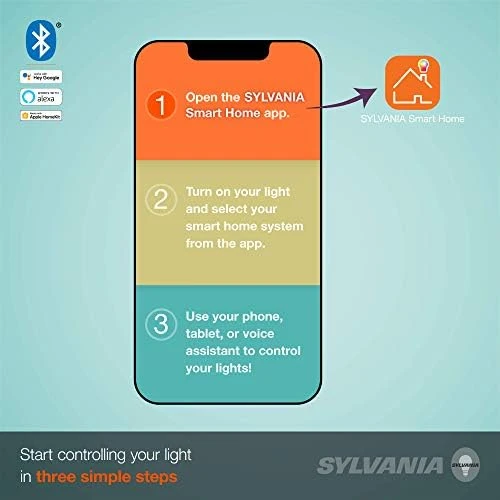 Smart+ Bluetooth Clear Filament Soft White A19 LED Bulb, Compatible with Alexa, Apple HomeKit and Google Assistant — Smart Light Bulb, Visit the LEDVANCE Store