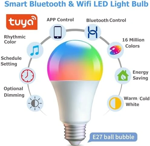 Smart Light Bulbs 4-Pack — Smart Light Bulb, AFINSEA