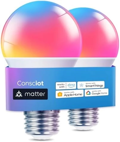 Smart Light Bulbs with Matter — Smart Light Bulb, Consciot