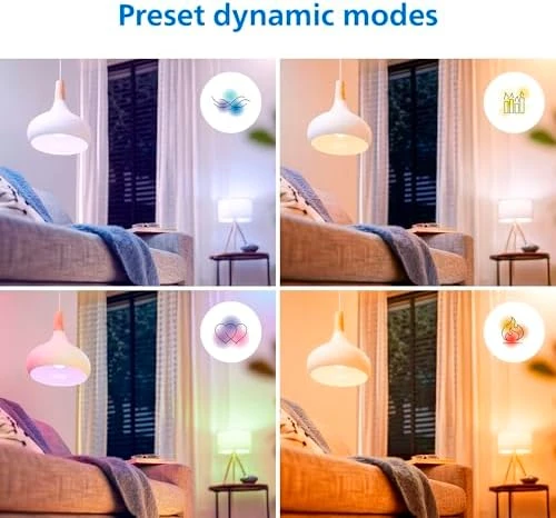 Smart Lighting Connected Light Bulbs (2-Pack) — Smart Light Bulb, Philips