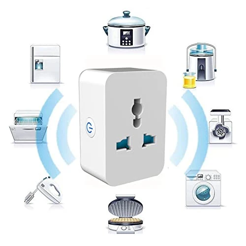 Smart Mini Plug Outlet with Schedule Timer and Voice Control 15A 100-240V WiFi for Home Automation — Smart Plug, FTVOGUE