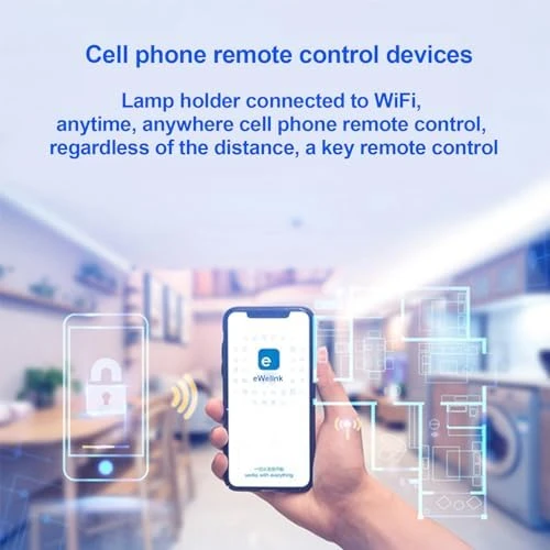 Smart WiFi Bulb Socket — Smart Light Bulb, Bkiyougo