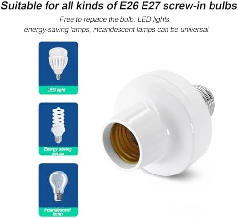 Smart WiFi Bulb Socket — Smart Light Bulb, Bkiyougo