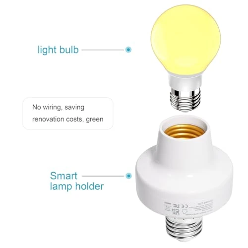 Smart WiFi E27/E26 Light Socket — Smart Light Bulb, AICase