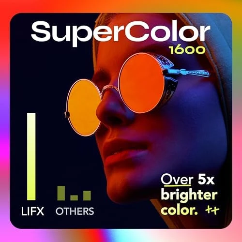Supercolor A21 Smart Light Bulb — Smart Light Bulb, LIFX