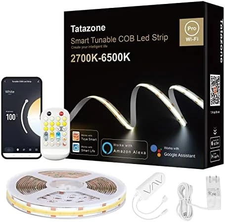 Tunable White Smart COB LED Strip Light Kit — LED Strip Lights, Tatazone