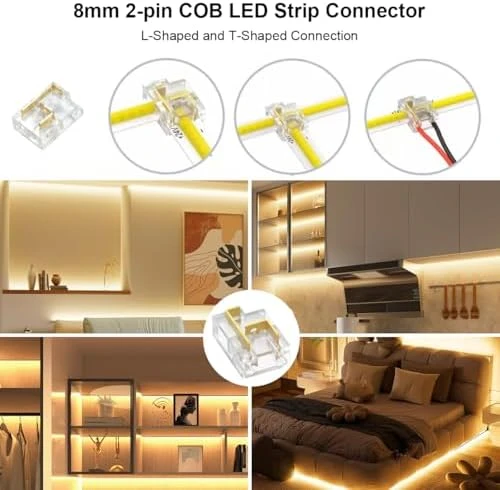 COB LED Strip Light Warm White, 33ft Dimmable 3000K — LED Strip Lights, Wefomey