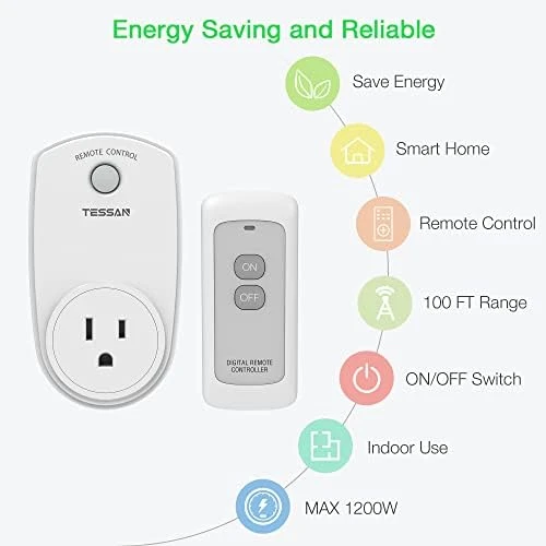 Remote Control Outlet — Smart Plug, TESSAN