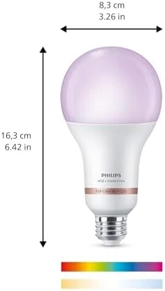 Smart 150W A23 LED Light Bulbs 4-Pack — Smart Light Bulb, Philips