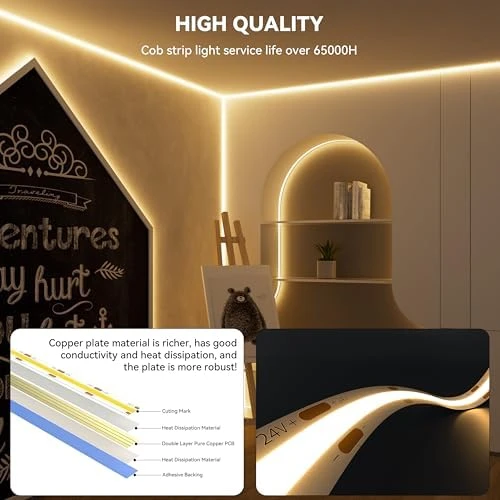Smart COB LED Strip Light 32.8ft — LED Strip Lights, PAUTIX