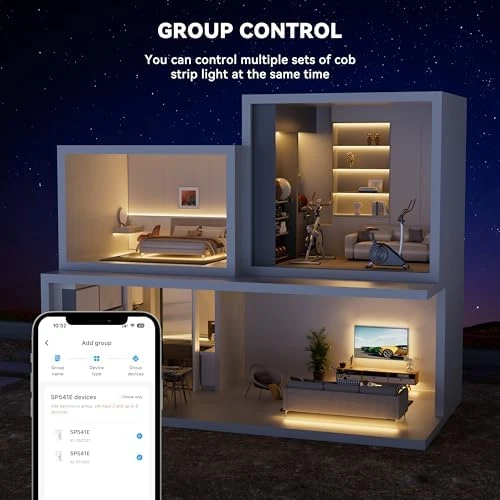Smart COB LED Strip Light 32.8ft — LED Strip Lights, PAUTIX