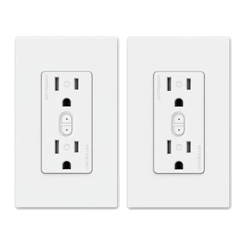 Smart in-Wall Outlet, 6 Pack — Smart Plug, ELEGRP