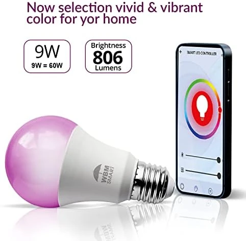 Smart LED Color Changing Lights — Smart Light Bulb, Himalayan Glow