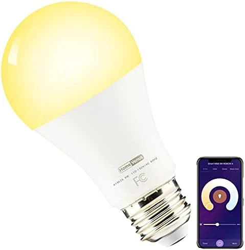 Smart LED Light Bulbs 4-Pack — Smart Light Bulb, Homevenus