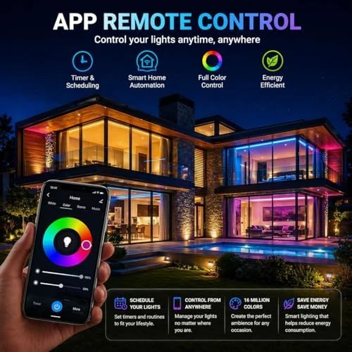 Smart Light Bulbs 2 Pack, A19 Color Changing LED (800 Lumens), WiFi & Bluetooth, Music Sync, Compatible with Alexa &... — Smart Light Bulb, Homefy