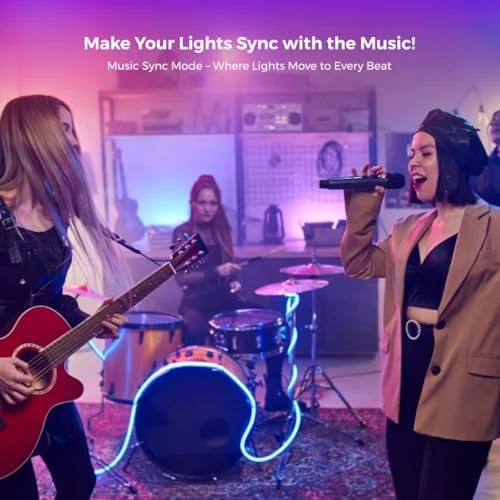Smart Light Bulbs 2 Pack, A19 Color Changing LED (800 Lumens), WiFi & Bluetooth, Music Sync, Compatible with Alexa &... — Smart Light Bulb, Homefy