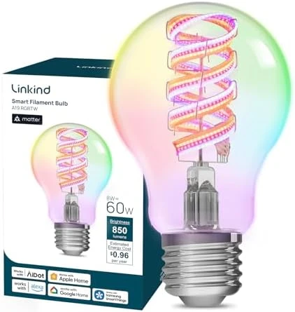 Smart Light Bulbs with Music Sync & Light Show — Smart Light Bulb, Linkind