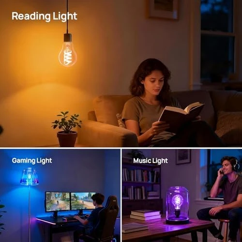Smart Light Bulbs with Music Sync & Light Show — Smart Light Bulb, Linkind