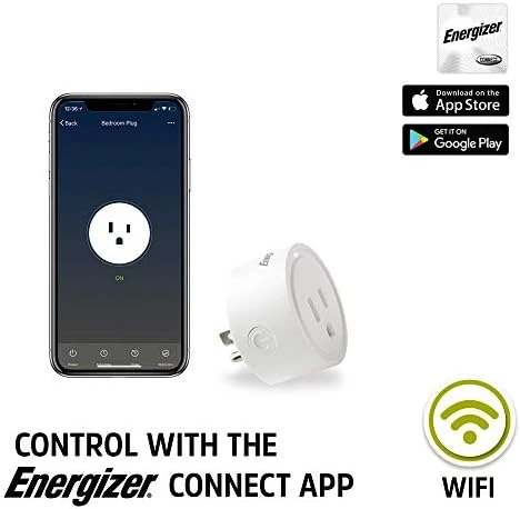 Smart WiFi Plug — Smart Plug, Energizer Connect