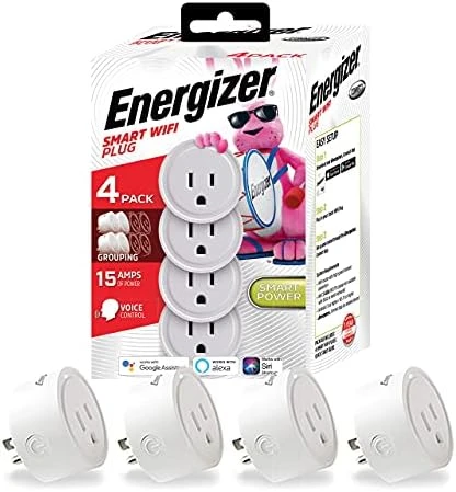 Smart WiFi Plug — Smart Plug, Energizer Connect