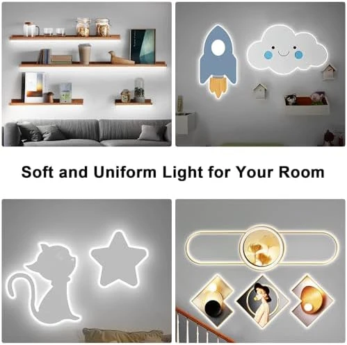 White COB LED Strip Light with RF Remote — LED Strip Lights, Tatazone